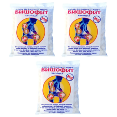AROMASaules Соль древнего моря для ванн Бишофит хвойный, 1.5 кг