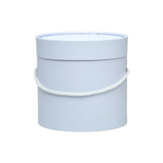 Коробка подарочная ИП Тимшин Иван Валерьевич Круглая 15 х 15 см белый