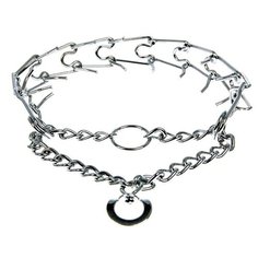 Строгий ошейник Пижон 1212588, 50 см серебристый