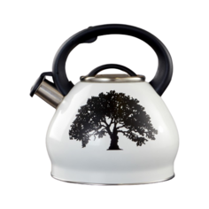 Доляна Чайник со свистком Magic forest 4501432 3 л, белый