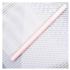 Пленка упаковочная Сима-ленд матовая Линии-горох, 58 х 1000 см пудра