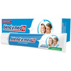 Зубная паста Blend-a-med Анти-кариес Деликатное отбеливание, мята, 100 мл
