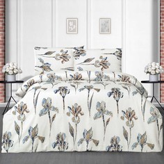 Комплект постельного белья Arya Home Enza бежевый Евро