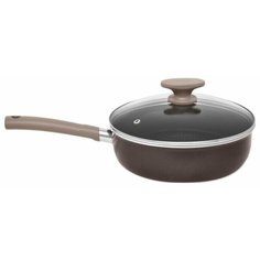 Сотейник Tefal Tendance chocolate 04147224, 24 см, с крышкой, коричневый