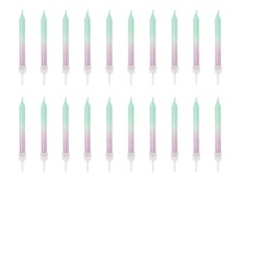 Свеча праздничная Party Deco 6см 20шт в ассортименте