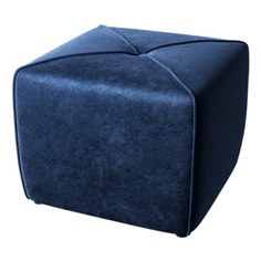 Пуф Dreambag Ника синий велюр 40х40х40 см