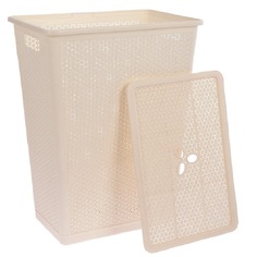 Корзина для белья Пластик Центр Natural Style айвори 48 л