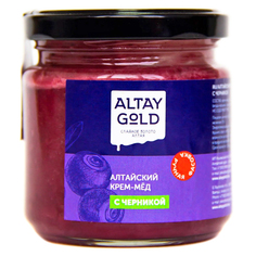Крем-мед Altay Gold с черникой, 125 г