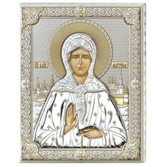 Икона Святая Матрона Московская 85303/ORO, 12х16 см Valenti