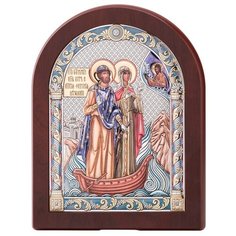 Икона Петр и Феврония 84130COL, 17х22 см Valenti