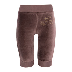 Брюки Lucky Child из велюра Ангелочки кофейные 74-80