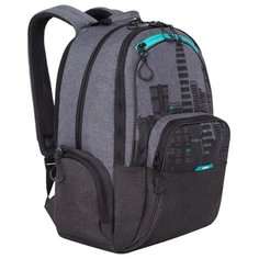 Grizzly Рюкзак (RU-030-41), черный/бирюзовый