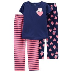 Пижама Carters размер 8, розовый/синий Carters