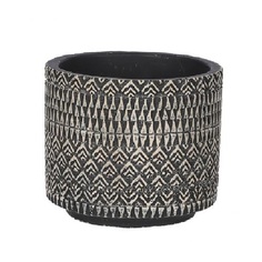 Кашпо Edelman garden Kjeld д12.5см 11см чёрное