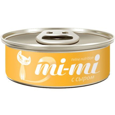 Корм для кошек MI-MI Кусочки в желе сыр 80г