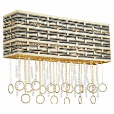 Настенный светильник Lucia Tucci Perso W4930.3 Gold&Black, 120 Вт