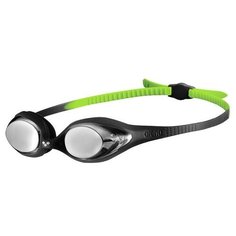 Очки для плавания arena Spider Jr Mirror 1E362, black/silver/green