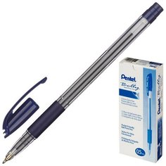 Ручка шариковая PENTEL Bolly BK425-C резин.манжет.,синий 0,5мм 5 штук