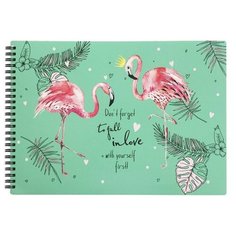 Альбом для рисования 40л А4,спир,мягк.перепл 299х210мм Tropics Бирюза N1588 Be Smart