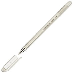 Ручка гелевая пастель белая CROWN, 0,7мм 5 штук