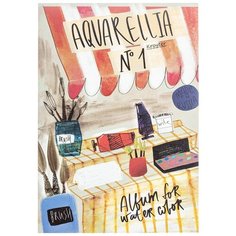 Альбом д/рисов.акварелью Kroyter 30л А4,склейка,тв.подл,бл.160г.Город 00001 2 штуки Кройтер