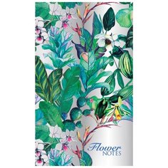 Блокнот-голограмма Flower Notes синий,100х165мм,32л,скреп,обл.картон,точка 2 штуки КОНТЭНТ