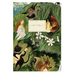 Тетрадь общая А5,40л,кл,скрепка Bruno Visconti ЛЕСНАЯ СКАЗКА 7-40-001/98 2 штуки