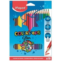 Карандаши цветные Maped COLORPEPS 18 цв.