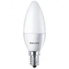 Лампа светодиодная Philips LEDCandle 6-60W E14 827 B35NDFR RCA 929002273637 2 штуки