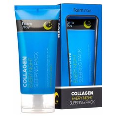Увлажняющая ночная коллагеновая маска FarmStay Collagen Every Night Sleeping Pack