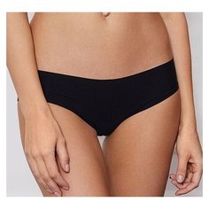 Laete Трусы слипы бесшовные с низкой посадкой, размер M(46), черный