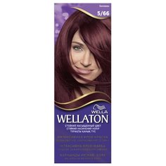 Wellaton стойкая крем-краска для волос, 5/66 баклажан