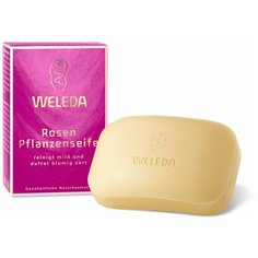 Мыло растительное кусковое Weleda Розовое, 100 г