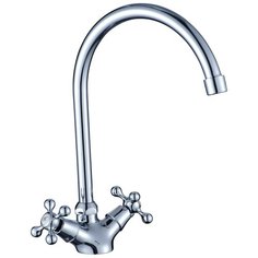 Смеситель для кухни (мойки) Orange Classic Pro M72-000Cr двухрычажный