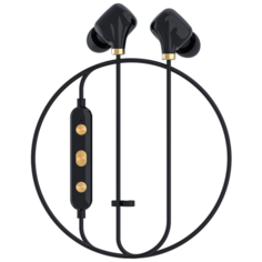 Беспроводные наушники Happy Plugs Ear Piece II, black/gold