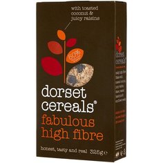 Мюсли dorset cereals Fabulous high fibre (super high fibre), коробка, 325 г