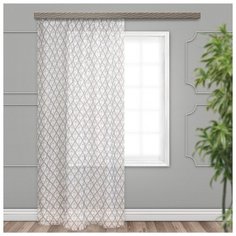 Тюль Witerra Forms 0117 на ленте 260 см 1 шт. серый