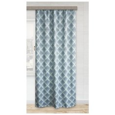 Портьеры Witerra White Element 0219 на ленте 260 см серо-голубой