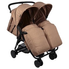 Прогулочная коляска для двойни Cozy Smart Duo, sand melange