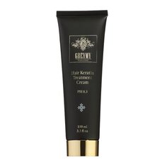 GREYMY Gold Keratin Treatment Cream De Luxe Кератиновый крем для волос с частицами золота, 100 мл