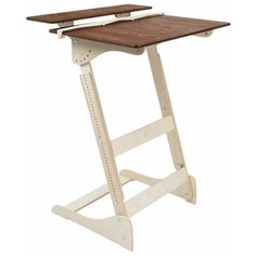 Стол для работы стоя «Добрыня» на рост 150-190 см, столешница светлый орех ЖивиСтоя