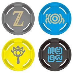 HORI Сменные накладки Legend of Zelda Edition для консоли Nintendo Switch (NSW-092U) серый/синий/желтый/черный