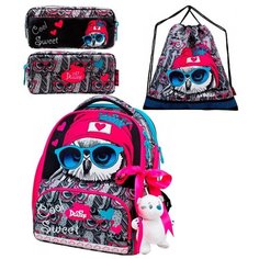 DeLune Ранец 10-003, розовый/голубой