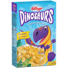 Готовый завтрак Kelloggs Dinosaurs лапы банановые, коробка, 200 г