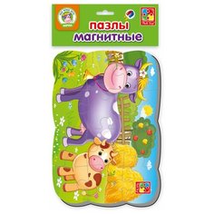 Пазл Vladi Toys Коровка (VT3205-55), 12 дет.