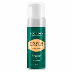 ECOHOLY мягкая пенка для лица Cleansing face foam, 150 мл