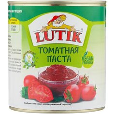 Lutik Томатная паста 25-28% 800 мл Лютик