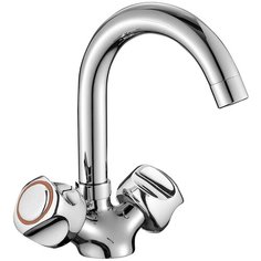Смеситель для раковины (умывальника) Orange Classic R M73-011Cr двухрычажный