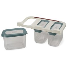 Joseph Joseph Набор подвесных банок для сыпучих продуктов 81112, 1.3 л темный опал