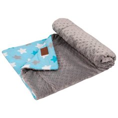 Плед Amarobaby Растем вместе 85х95 см небо в звездах